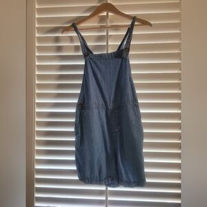 Hollister Light Blue Denim Overalls